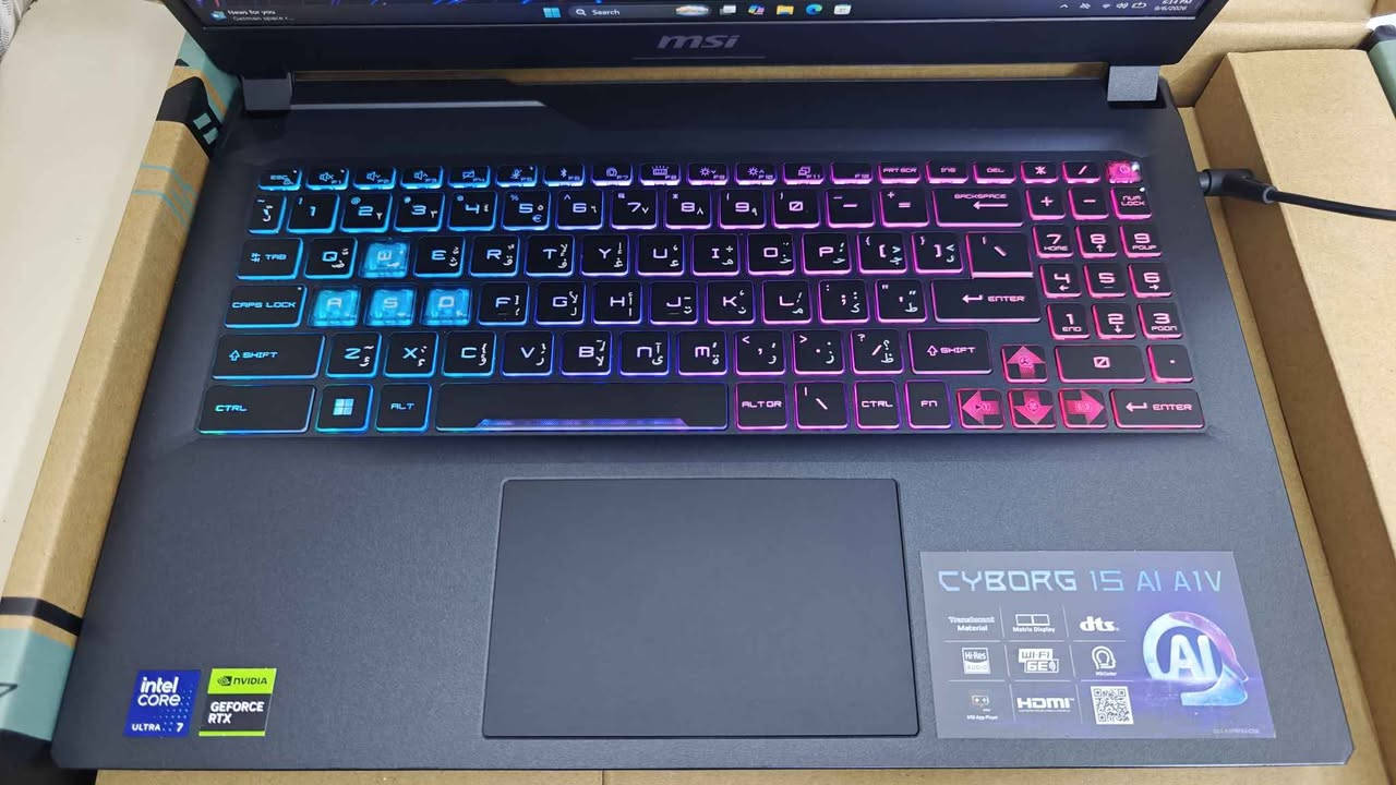 💻 MSI Cyborg 15 AI A1V
• CPU: Intel Core Ultra 7 155H
• GPU: RTX 4050 6GB
• RAM: 16GB DDR5
• SSD: 512GB NVMe
• Display: 15.6" FHD 144Hz
کوردی:
✨ تەواو وەک لۆک وایە و حیسابی سفری بۆ بکە.
📦 سەرجەم کەلوپەل و کارتۆنی شەریکەی لەگەڵدایە.
💰 نرخ: 1,375,000 دینار (مەجالی کەم)

🌐 بۆ زانینی نرخ و زانیاری زیاتر سەردانی 
ئەم لینکە بکەن:
https://igoiraq.com/ckb/l/msi-cyborg-ultra-7-240h-10c-16th-jn71hrgnq1hhep80xaz80mbt898cbhs9

📞 واتسئەپ: *********** | 🚕 گەیاندن هەیە

العربية:
✨ بحالة الزيرو تماماً، مع كامل أغراض الشركة.
💰 السعر: 1,375,000 دينار (مجال بسيط)

🌐 لمعرفة السعر والمزيد من التفاصيل يرجى زيارة هذا الرابط:
https://igoiraq.com/ckb/l/msi-cyborg-ultra-7-240h-10c-16th-jn71hrgnq1hhep80xaz80mbt898cbhs9

📞 واتساب: *********** | 
🚕 التوصيل متوفر أربيل, العراق
