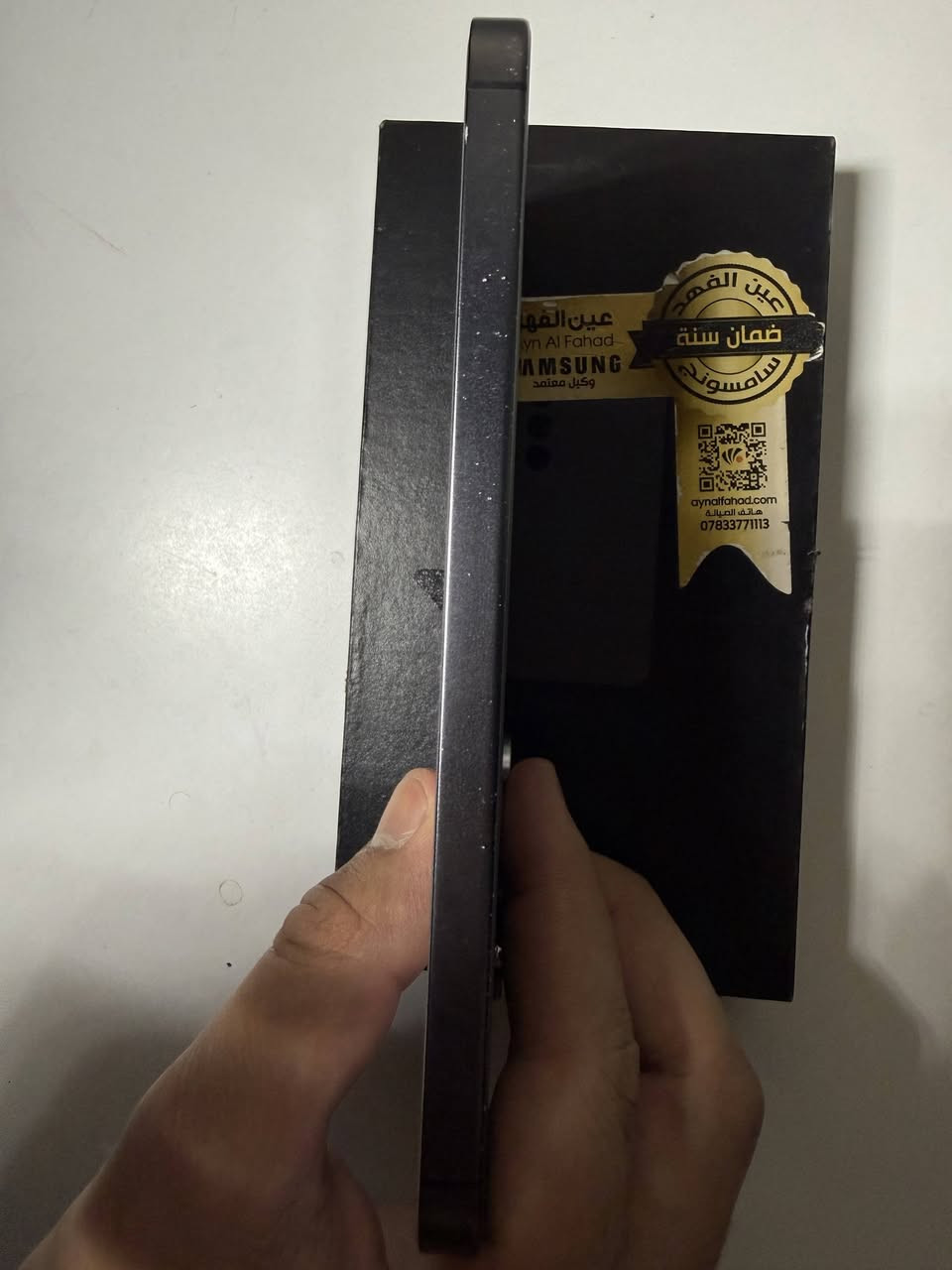 📱 للبيع Samsung Galaxy S24 Plus
🔹 النسخة: شرق أوسط
🔹 الذاكرة: 256GB
🔹 الضمان: وكالة عين الفهد
🔹 الحالة: نظافته مثل ماموجود بالصور
💰 السعر: 650 ألف دينار وقابل للتفاوض  بدون ملحقات فقط كارتونه 

📍 العنوان: بابل/ قضاء الهاشميه 
📞 رقم الهاتف: ***********
