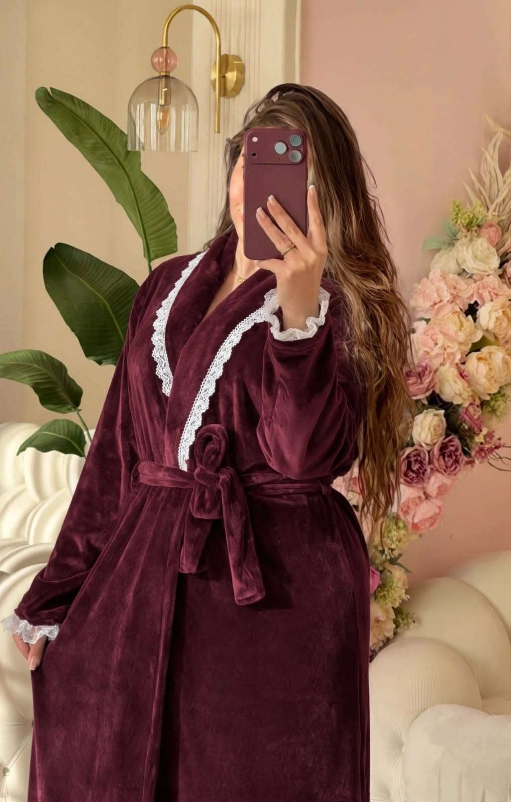 روب مخمل • اورجنال • مقاس L-3XL