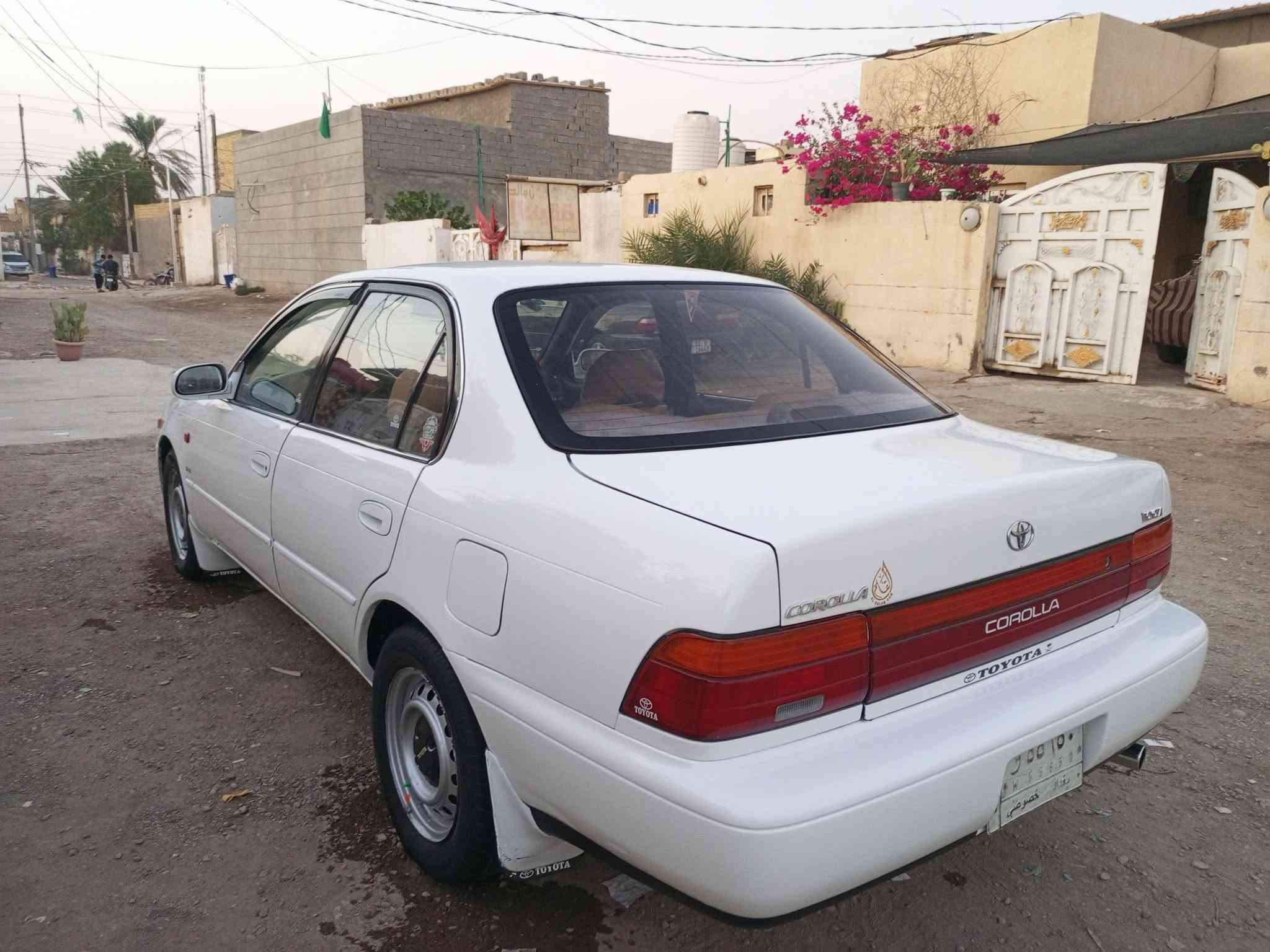 السلام عليكم كورله للبيع موديل 94رقم بغداد سياره مكفوله كفاله عامه ماعده الصبغ مكينه كير حداديه جاهزات تخم تاير  تبريد شغال مكان واسط النعمانيه ***********
