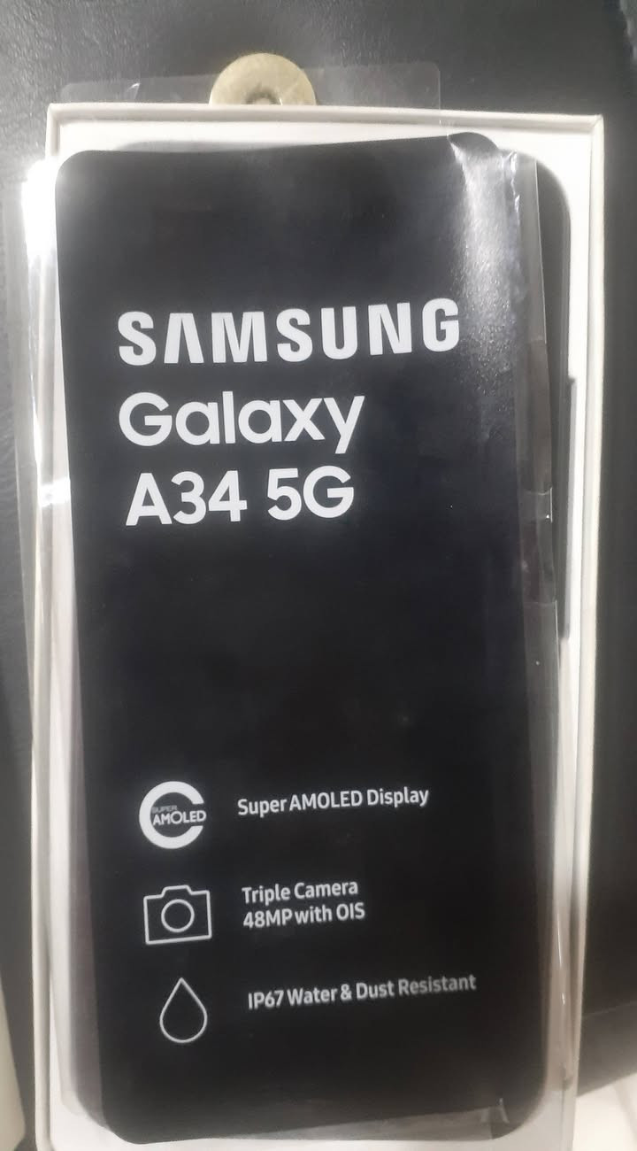 سامسونج A34 5G • ٢٥٦ • ملحقات كاملة