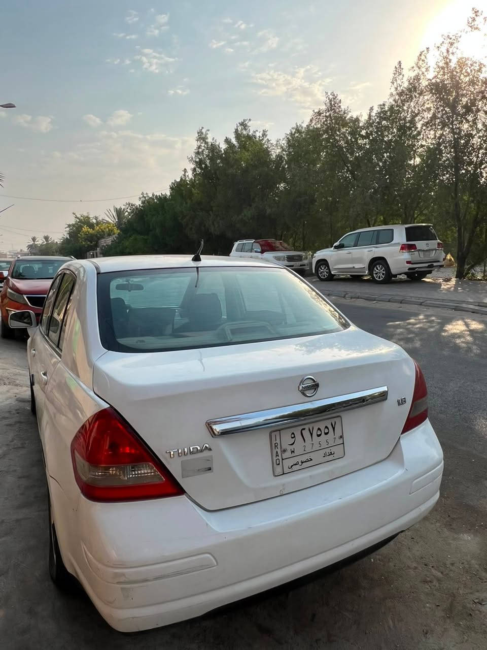 نيسان تيدا ٢٠١٢ خليجي 
مكينة ١٨٠٠
اربعة جام كهرباء
ويل كب بلادي
صدر جديد
داخله نظيف 
سيارة حلوه وممتعوبة
بيه طخطخات ومصبوغه حزام ضربة قوية مبيه بأسمنه مكانه بغداد
السعر  ٧٠
***********
اخواني مكلف بالنشر اعتذر منكم مكلف بالنشر دزولي الكليشة نشرته اتصلو ع صاحب الرقم
