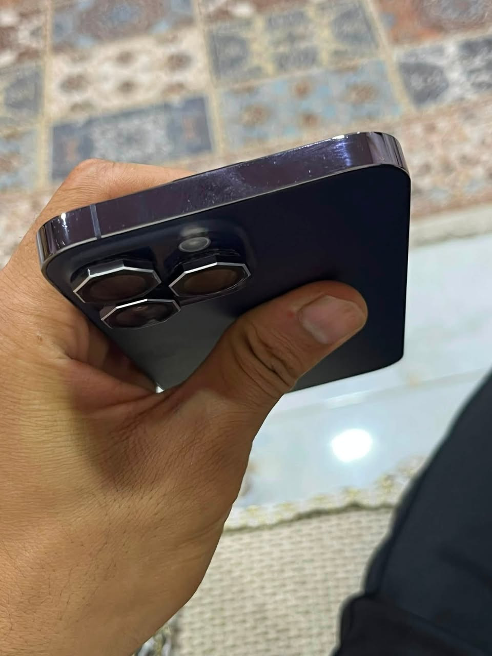 السلام عليكم حبايب ايفون14 برو ماكس وتر مكفول نضيف فول دبل خط CH كامل ملحقات بطاريه79 السعر875 وبي مجال بسيط مكاني كربلاء ***********
