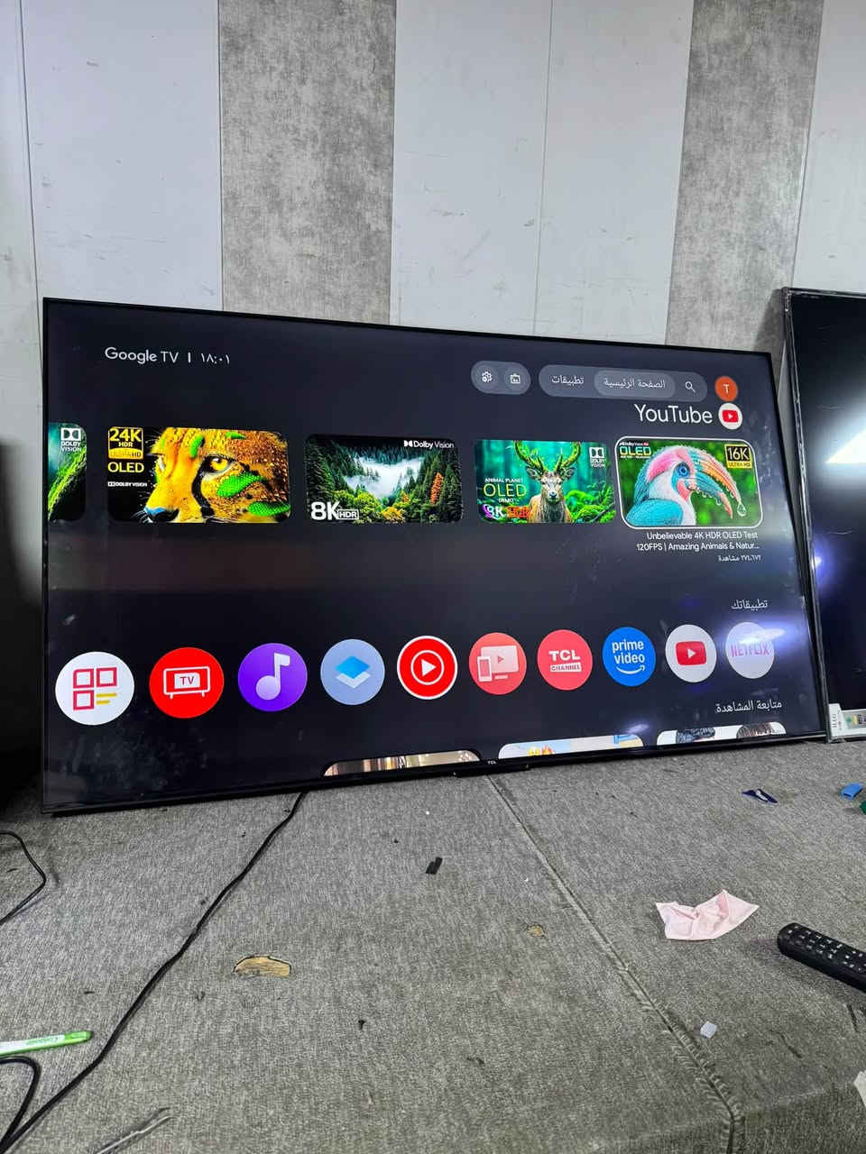 TCL ٦٥ • 4K • كوكل TV