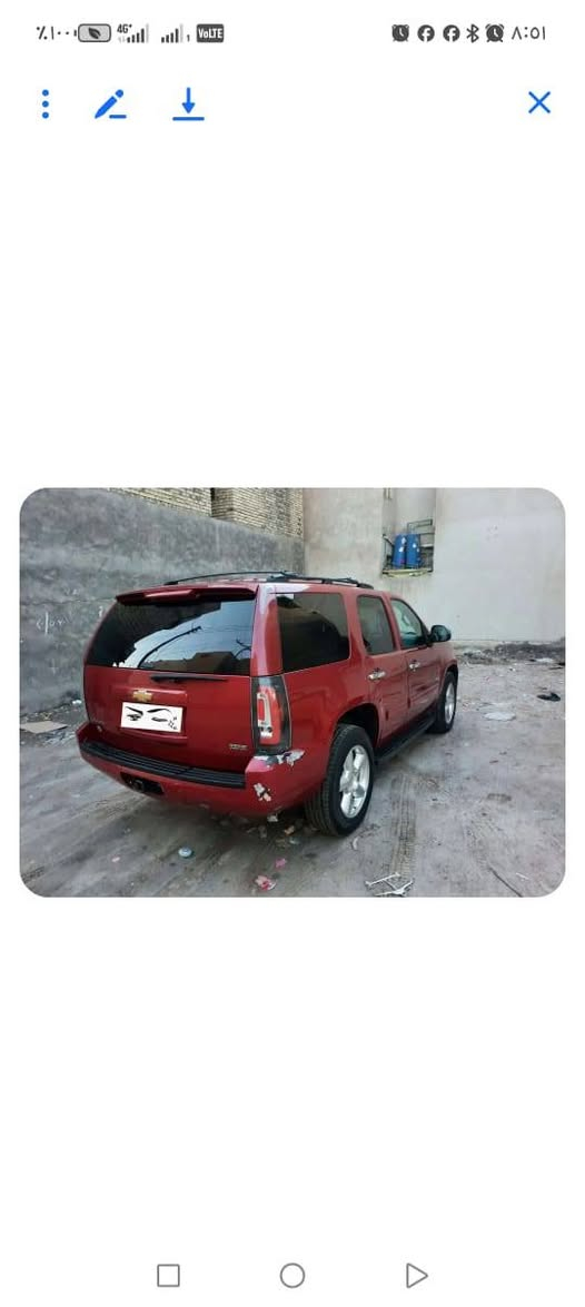 تاهو مديل ٢٠١٢ دخول جديد السياره مكفوله من الكص والسرقه والعشاير  متوئمه دهوك انكليزي طبق الأصل سعر ٨٣ اوبيه مجال لون ماروني كرزي رقم موبايل *********** اتصال فقط البصرة, العراق

