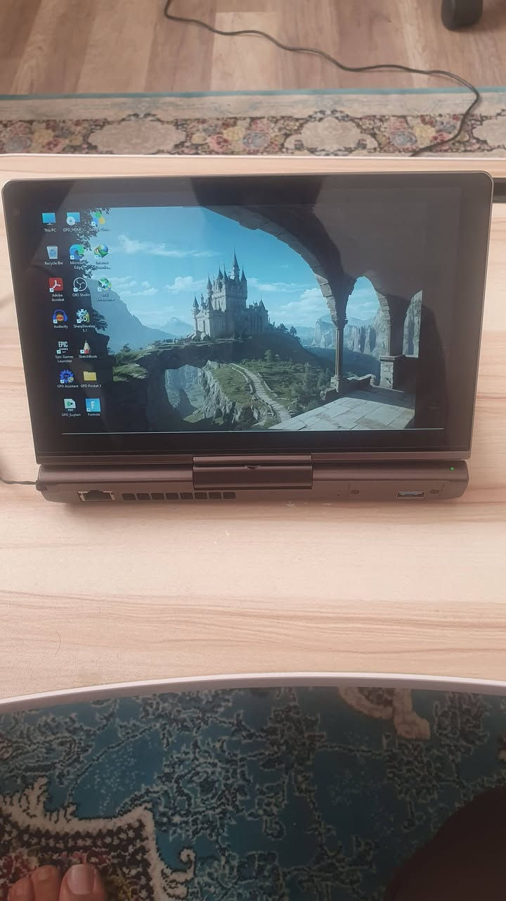 GPD Pocket 3 • شاشة لمس • خلل سماعة