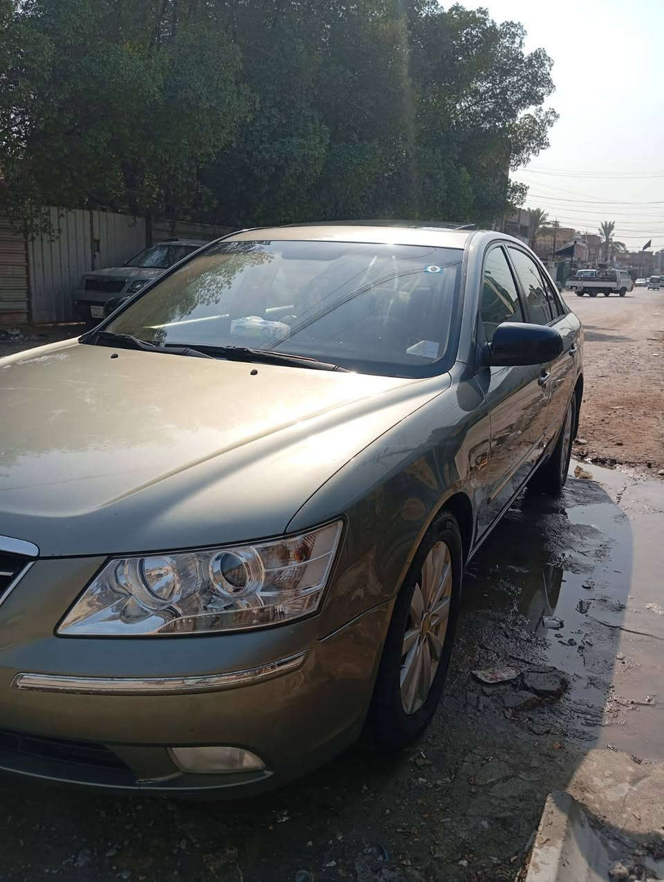 اسلام عليكم سوناتا للبيع موديل9  فول مواصفات لمتت فتحه سلايت روف تبريد لمس بيانوو كشنات جلد فول تحكمات ستيرن كشن تبريد ثلج تتفه رقم بغداد محرك سته سلندر حداديه امامي خلفي جديده تخم تاير جديد محرك كير خير من لله حادثهه بل جاملغ خلفي بدون دواخل سياره نضيفه مال جناي مكان سياره بغداد الامين الثانيه الاستفسار عله الرقم *********** السعر 95 مكلف بل نشر
