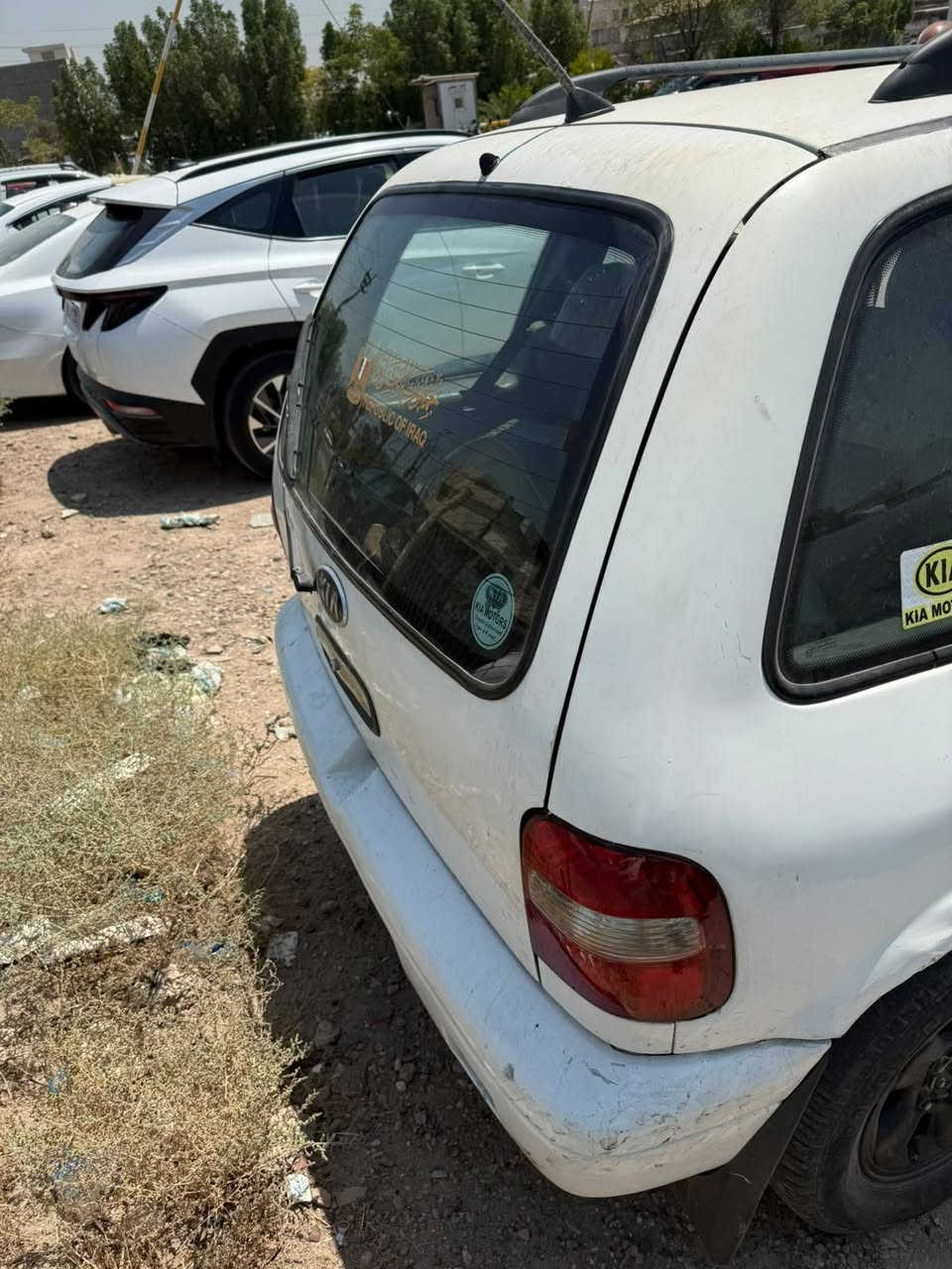 كيه سبورتج موديل 95 مصفره غرامات السنويه التاريخ السنه   31 السعر 38 وبيها مجال بسيط كير ومحرك مكفول كير  اوتوماتيك ***********
