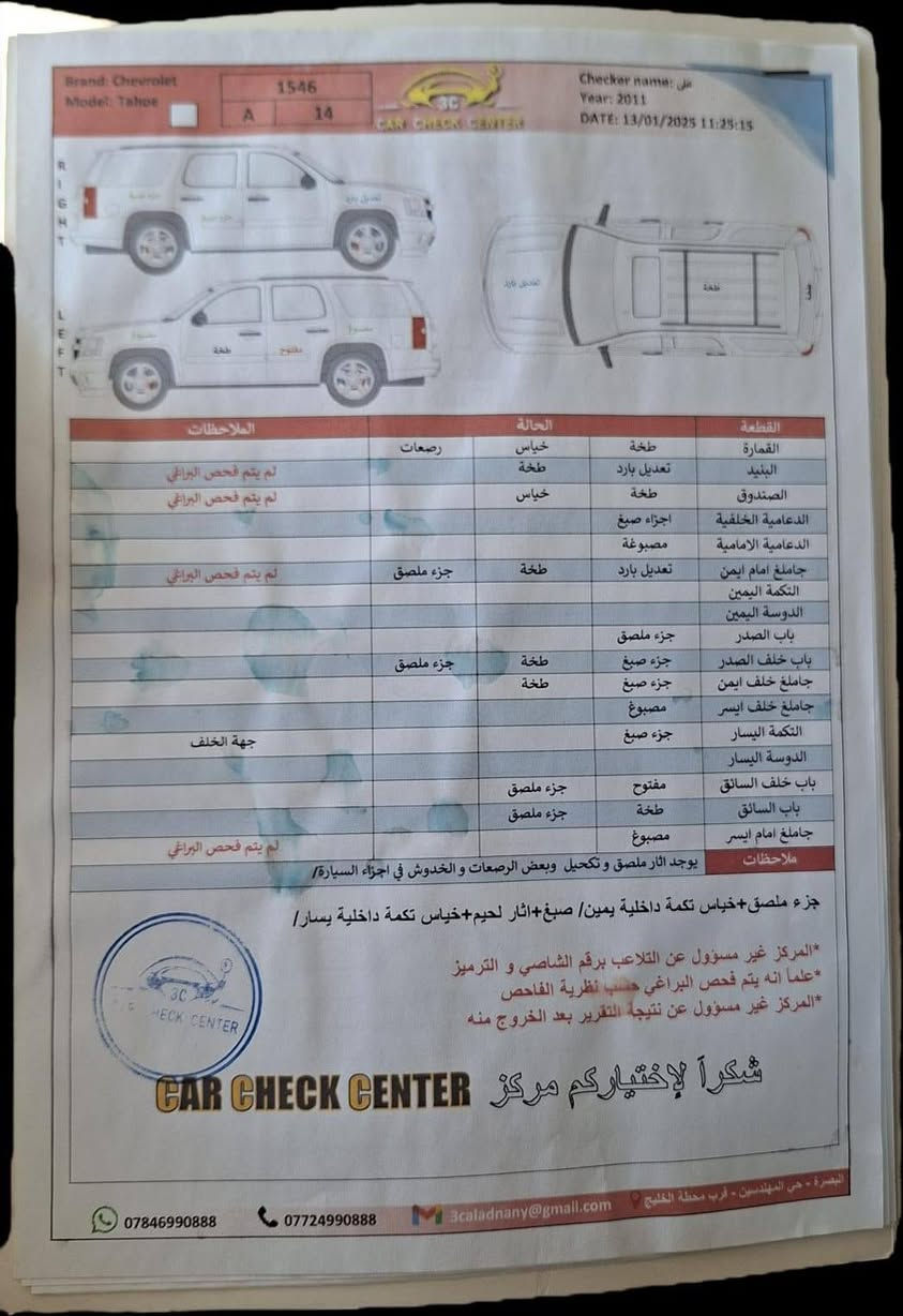 تاهو خليجي • ٢٠١١ • السونار