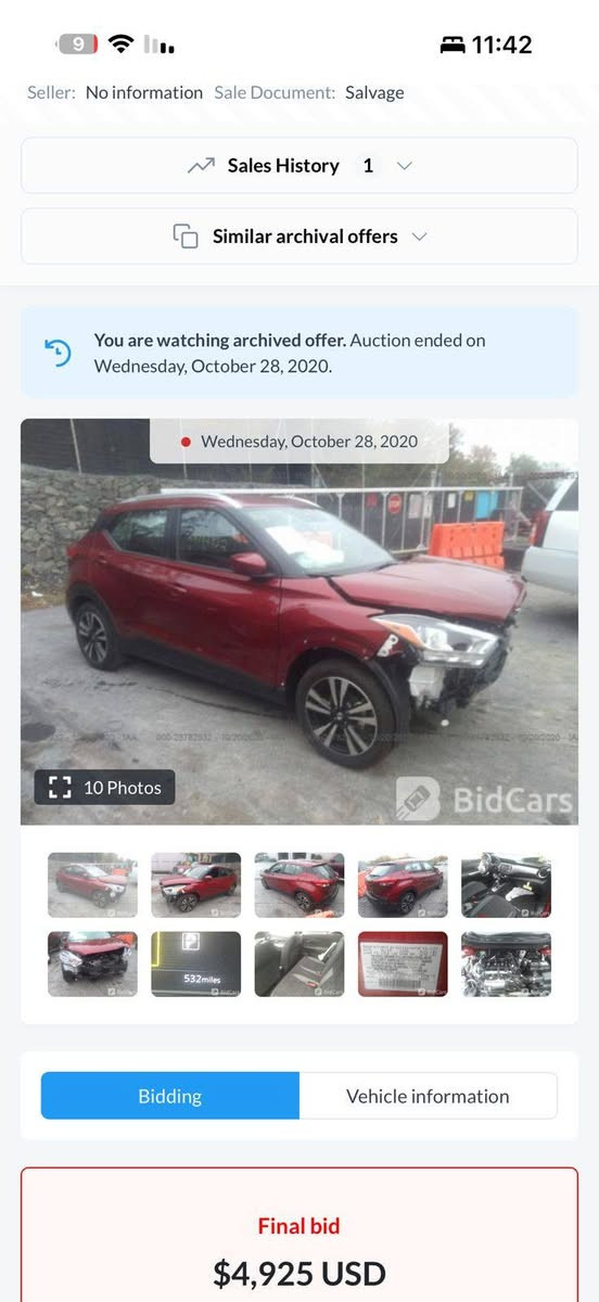نيسان كيكس موديل 2022 للبيع  🚗 ماشية 77 ألف فقط، بيها شوية صبغ بالبونيد 🤏. رقمها شمالي أربيل وموجودة بكركوك السعر 105. للي مهتم يتصل على الرقم *********** 📞. ! ✨ كركوك, العراق

