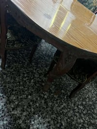 طاولة طعام • ٦كراسي • ضرر بسيط