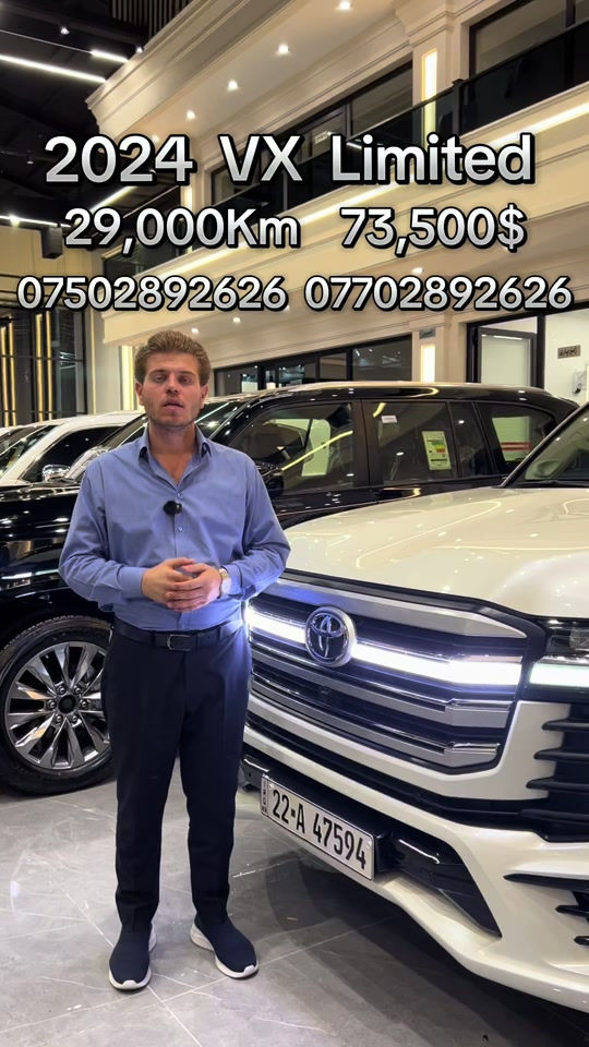 #iran #iraq #kurdistan #erbil #toyota   2024 VX Limited 29,000Km  73,500$       ***********      ***********
