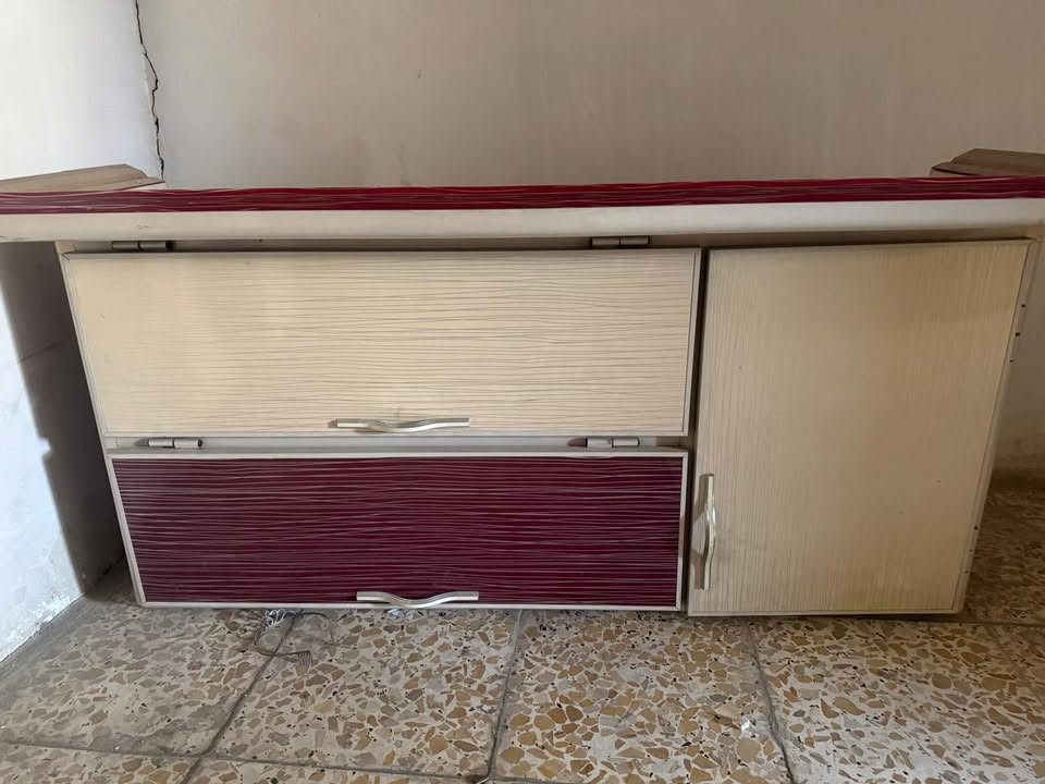 كاونتر ٣ قطع • بيبان المنيوم • غساله اوتوماتيك تنشيف معطّل