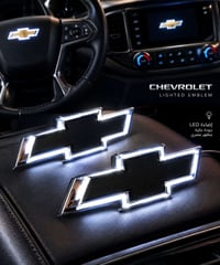 شعار شفروليه • LED مضيء • فخم