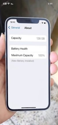 ايفون ١٢ • ١٢٨ جيجابايت • بطارية 100%