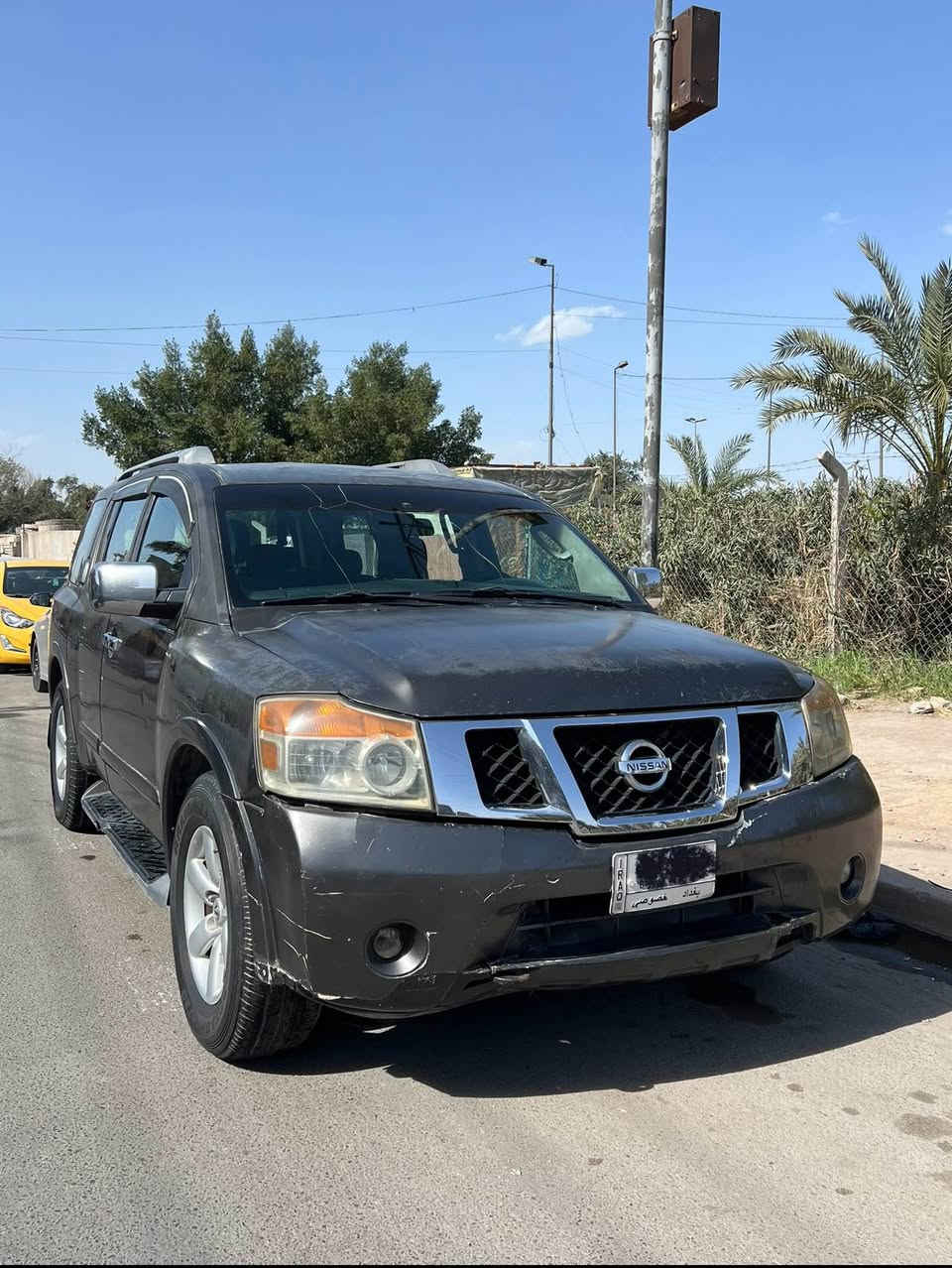 السلام عليكم 
من رخصة الادمن جميع التفاصيل مذكورة ادناه 
للبيع
نيسان ارمادا 2008 v8 5.600 بلاد 
نص فول 
1 حساسات خلفية 
2 دوسة كهرباء 
3 قطع تبريد ثلج ❄️ ❄️ وتدفئة شغالة 
 4 مكينة حساس امامي مال موديل 2013 جديدة محرك مال كصة جديد هية والتفرعات حته الضفيره مالتها جديدة المكينة 👉🏻👉🏻 + المكينة القديمة وياها 
7 رقم بغداد الماني سنوية 2026 👉🏻
8 تخم تاير جديد 👉🏻
9 باتري جديد 
10 مروحة كهرباء جديدة 
11 داخل ودشبول نظيف كلش 
12 السيارة وارد امريكي حادثها جاملغ وباب سائق فقط 
السيارة جاردة من الشمس والقمارا بيها تخسفات اثر سقوط حجر لا ضربة ولا ضرر اكرر بدون ضربة تخسفات وجاريها معجون غير هذا اكفل الكلبة والحادث والتكم 
13 🖍️صدر امامي خلفي جديد 
السيارة جاهزة وخير من الله من محرك وكير وصدر وكلشي 👉🏻
14 سنتر لوك بلاد 👉🏻
15 دوسة كهرباء 👉🏻

السعر 87 ورقة 
والمكان بغداد التواصل على الخاص 
او 
الاتصال على الرقم
 ***********👉🏻💚 بغداد, العراق
