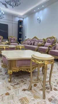 تخومه مصريه دمياطيه غير مستخدمه خشب زان الاحمر وصبغ حراري بورق الذهب و...