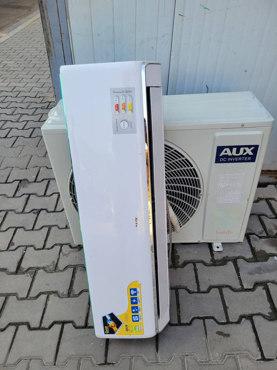سبلت اوكس طن ونص انفيرتر تحكم امبير مستخدم موسم واحد شغال وكامل غازه مقفول غراضه كاملة تبريده ثلج تدفئة تبريد المكان بغداد للاستفسار ***********
