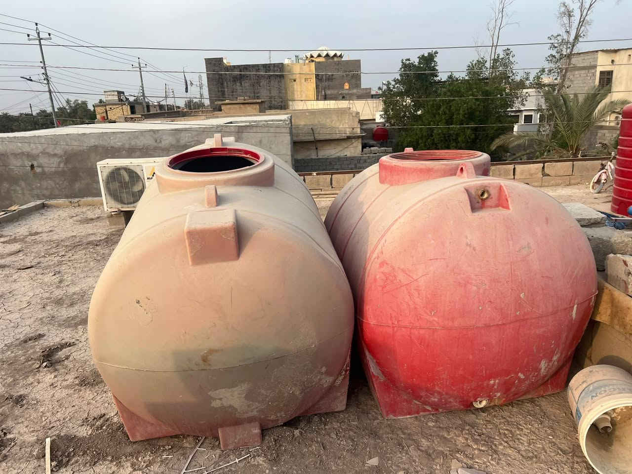 مقطورة ماء • ٢ قطع • البصرة ابو الخصيب