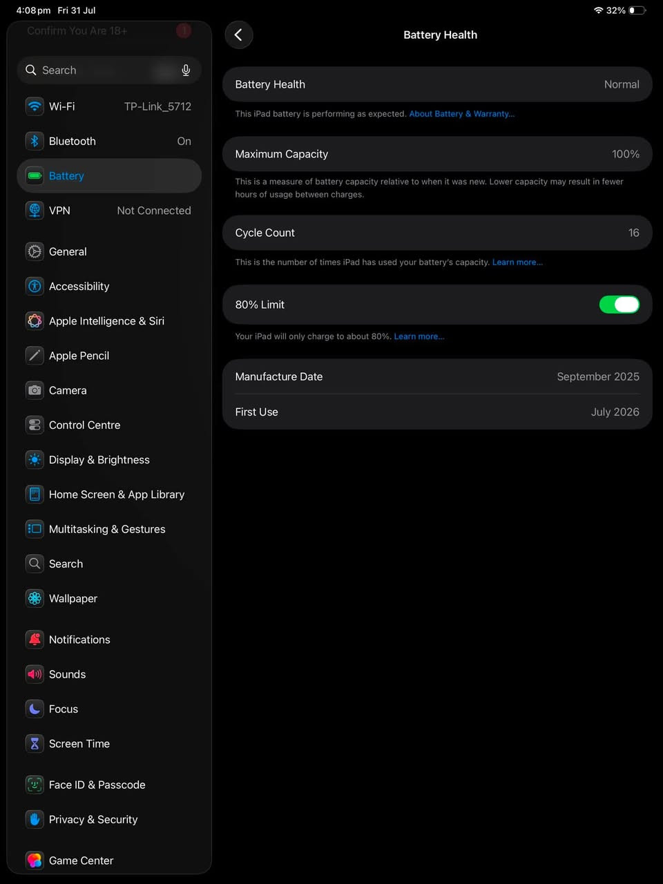 📱 iPad Pro M5 13 إنج أسود

⸻

🧾 المواصفات

* الموديل: [2025]iPad Pro M5
* الحجم: 13 إنج
* اللون: أسود
* السعة: 256GB

⸻

✨ الحالة

* استخدام خفيف لمدة أسبوع فقط
* بحالة شبه جديدة (نظيفة جداً)
* عدد مرات الشحن: 16 مرة فقط 🔋
* بدون خدوش أو أي آثار استخدام
* بطارية ممتازة وأداء قوي جداً
* مناسب لكل الاستخدامات (دراسة – تصميم – عمل)

⸻

📦 الملحقات

* الكرتون الأصلي
* جميع الملحقات الأصلية كاملة
* قابل للفحص بأي وقت 📸

⸻

💰 السعر

* 1,650,000 دينار عراقي (نهائي)

⸻

📍 الموقع

* البصرة

⸻

📩 التواصل

* خاص أو واتساب ***********
