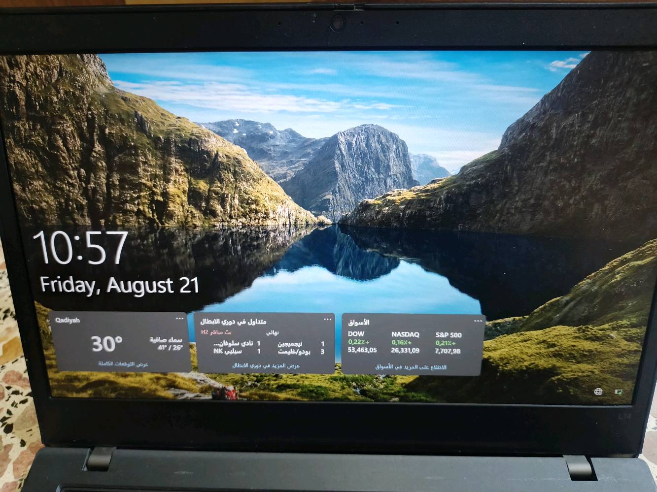 لابتوب 
Lenovo Thinkpad l14 
جهاز نظيف ما مفتوح ابد 
256 ذاكره تخزين ssd سريعه حيل 
8رام gddr5هم سريع 
معالج رايزن 5 
كارت شاشه فيجا6 
جهاز يخبل وسريع 
يشغل العاب بكل سلاسه مثل 
gta5 
call of duty 
need for speed 
CSGO2
Fortnite 
وهوايه العاب 
يفيد للاكسل وword 
يفيد للدراسه والشغل الهندسي
ويفيد للتصفح 
حجم شاشته 14.1
يجي وياه شاحنه من نوعtype-c بسرعه 68w وبطاريته 7 ساعات تضل شغاله 
السعر بل اتفاق