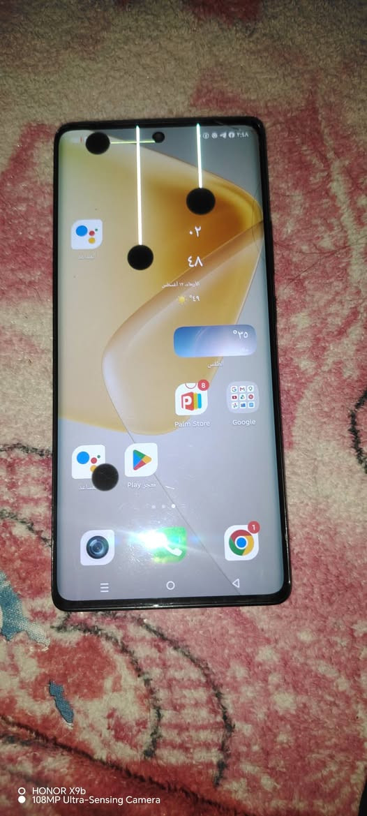 سلام عليكم هوت50برو5gبي هاذ الخطوط مثل ما موضح  شاشه سلاسه كلش حلوه ذاكره256 عشوائية8+8يعني16
السعر 140وبي مجال 
***********
