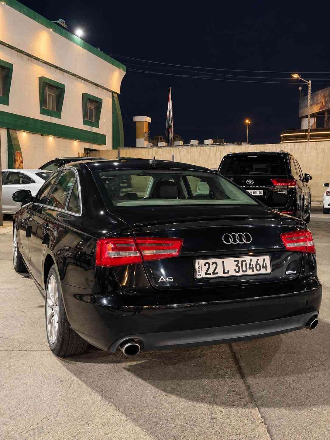 السلام عليكم 
للبيع اودي A6 خليجي 2014
رقم اربيل الجديد كتاب تضليل بالسنويه 80% السياره قطعه وحده صبغ 
محرك 4 سلندر تيربو مدفع سرعه 300 
السعر (103)وبيه مجال بسيط العنوان بصره شارع الوطن 
للتواصل (***********)
               (***********)
              (***********)
