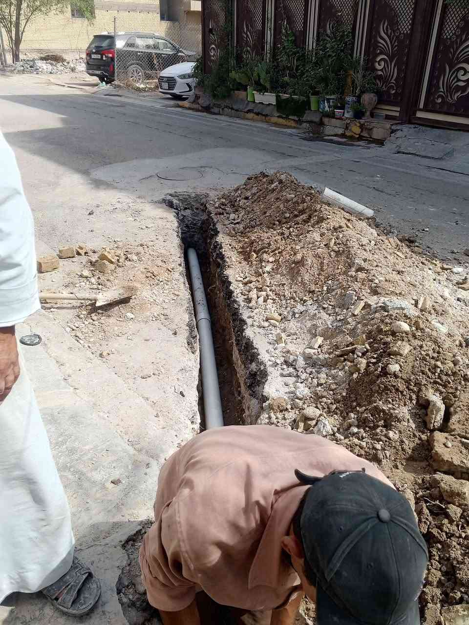حفر آبار • سحب مي • ربط مجاري