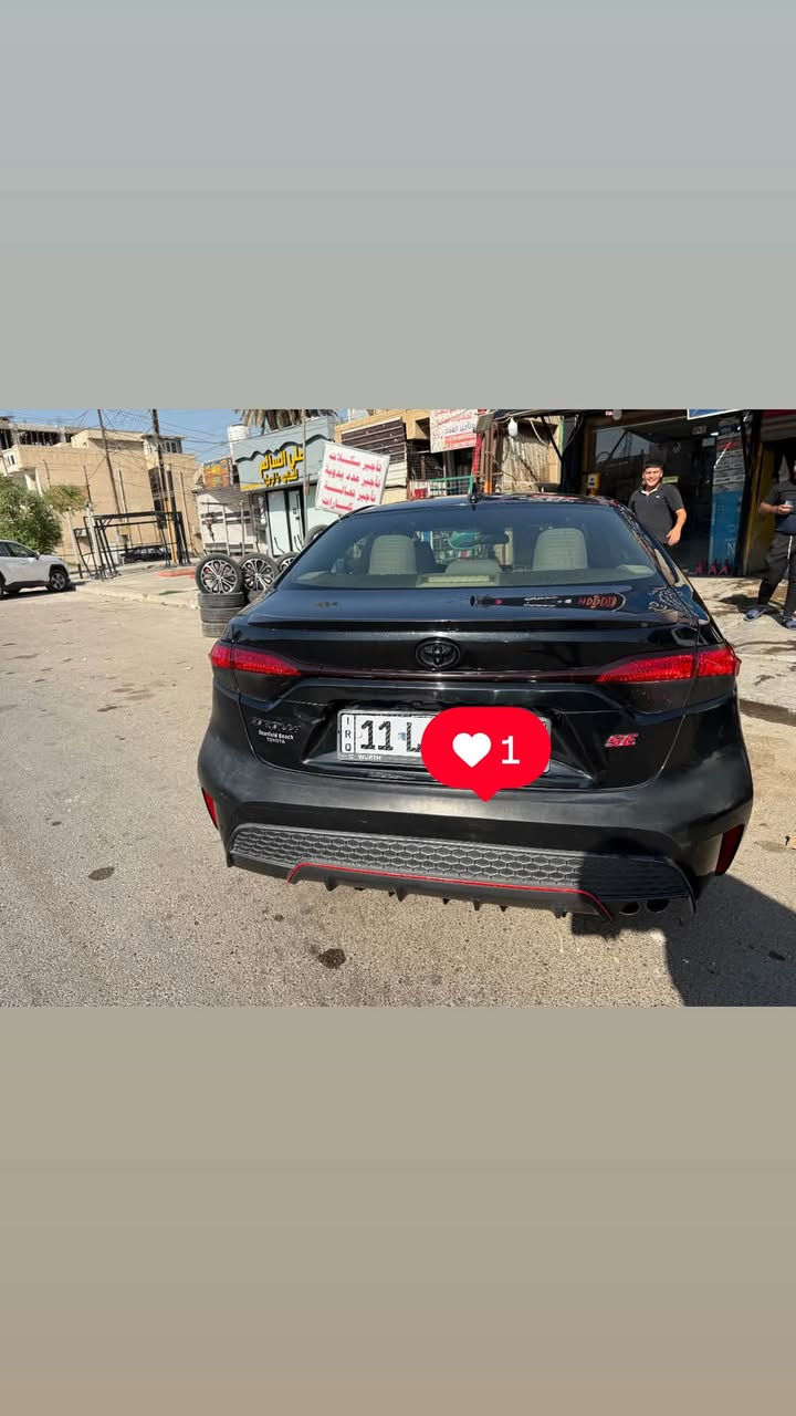 كورلا موديل 2020  SE للبيع محرك 2000
السياره فئة سبورت 
كير 10  نمر 
بصمه 
تخم تاير جديد 
بطياريه جديده 
صدر امامي خلفي كله مبدل جديد 
كير محرك شاصي  كله مكفول 
تبريد ثلج 
الحادث مثل مموضح بلصور صور الحادث موجوده وصور التصليح هم موجود بلمنشور واكو ملاحظات يعني رصعات خفيفه بلصندوك 
السياره باسمي تحويل ثاني يوم رقم بغداد رقم الجديد 
السياره ماشيه 117,٠٠٠ ميل 
السعر 134 ورقه وبيها مجال للشراي 
للتواصل ***********
