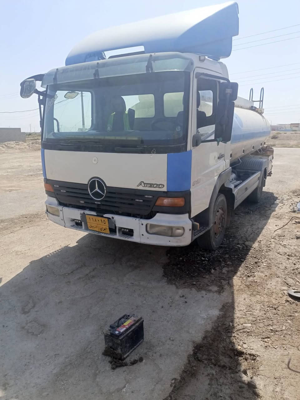 سلام عليكم
للبيع سياره اتيكو نثيه  6برغي موديل 2002
مكفوله تانكيها مغلون 9طن سنويه منتهيه سياره جاهزه للعمل السعر 145$وبيها مجال 
للستفسار الرقم ***********
