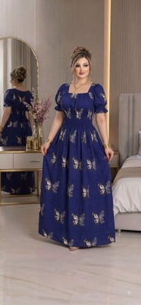 فستان بنات • مقاسات L-XL-XXL • يلبس ٥٠-٨٠ كغ