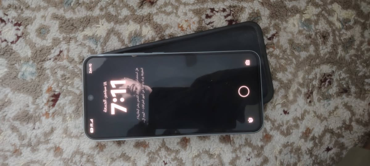 السلام عليكم جهاز ريدمي نوت 15برو فايف جي مستخدم شهرين سعر 400وبي مجال قليل تواصل واتساب او اتصا رقم ***********
