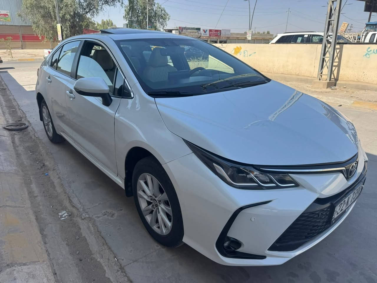 كورلا 2023 خليجي جيهان ساز صبغ جاملغ 
بيها مكانين بارد فقط مايبين بالعين 

سياره فول مواصفات : فتحه بصمات تشغيل ابواب 

تبريد قطعتين حساسات خلفي امامي 

محرك ١٨٠٠ كير ومحرك شرط صدر تخم تاير 

سنويه هزه جديد  السياره بسمي تحويل ثاني يوم 

السعر155$ مجال قليل 

ملاحظة: ،،،، بيع نقد فقط ،،،،،

‏‪***********‬‏

مكان السياره  بيجي
