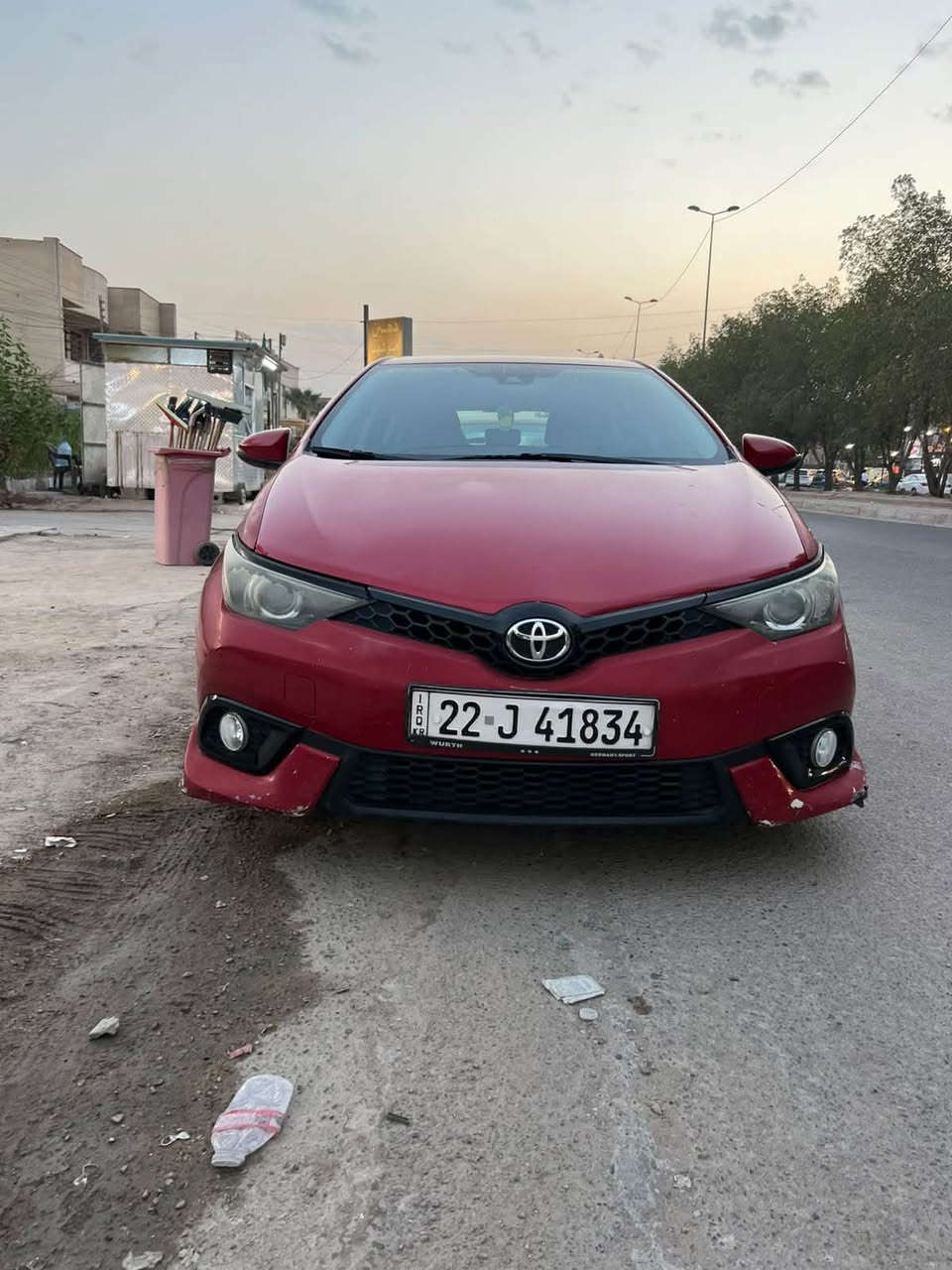 السلام عليكم
🚘 للبيع كورولا هاتشباك iM موديل 2017

🔹 الموديل: 2017
🔹 الفئة: Corolla iM Hatchback
🔹 المحرك: 1.8L
🔹 الكير: أوتوماتيك
🔹 اللون: أحمر 🔴
🔹 الممشى: 204 ألف كم
🔹 الوارد: أمريكي 🇺🇸
🔹 الحادث:(موجود بالصور)

✨ مواصفات السيارة:
شاشة، كاميرا خلفية، تحكم ستيرن، مثبت سرعة، بلوتوث، USB، مري شفط، وغيرها من مواصفات الـ iM.

💰 السعر: 102 ورقة

📍 الموقع: بغداد شهداء البياع

📞الرقم ***********
