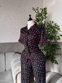 بجامة الكرز • فانيل قطني • L/XL/XXL