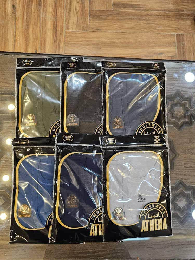 فانيلة ماركة اثينا 
متوفر ابيض 
متوفر الوان 
خامه قطن 100‎%‎
قياس M / L / XL / XXL / 3XL / 4XL
السعر / 4 / الف 
يوجد توصيل كافه 

#اجود_انواع_ملابس_داخليه 
#دلتا_ولائين_بوكسرات_جواريب_ملابس_داخليه
#capcut 
#العراق_بغداد_موصل_اربيل_حله_نجف_بصرة_عمارة_ناصريه_كوت_سماوة_ديوانيه_كربلاء_ديالى_كركوك_تكريت_رمادي_سليمانيه_تلعفر_دهوك_سوريه_كويت_مصر_سعوديه_امارات_بح

نص مكتوب في الصور:
- ATHENA UNDERWEAR راحة تدوم جودة تثق بها قماش ناعم وقطني تهوية ممتازة طول اليوم مرونة عالية تناسب الحركة منتج أصلي 100% قطن راحة تدوم جودة مضمونة