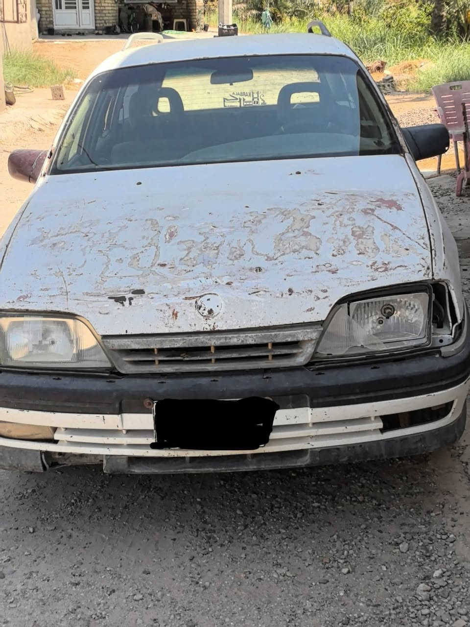 السلام عليكم 
اوبل اوميكا استيشن 1992 للبيع 
كير عادي 
لون ابيض 
بيه بخار بسيط  
محرك 2000 
السياره بأسمي السنويه ساقطه 
رقم كربلاء الماني 
مكاني/ كربلاء الحسينيه 
السعر /20 وبيه مجال 
رقم الهاتف /***********
