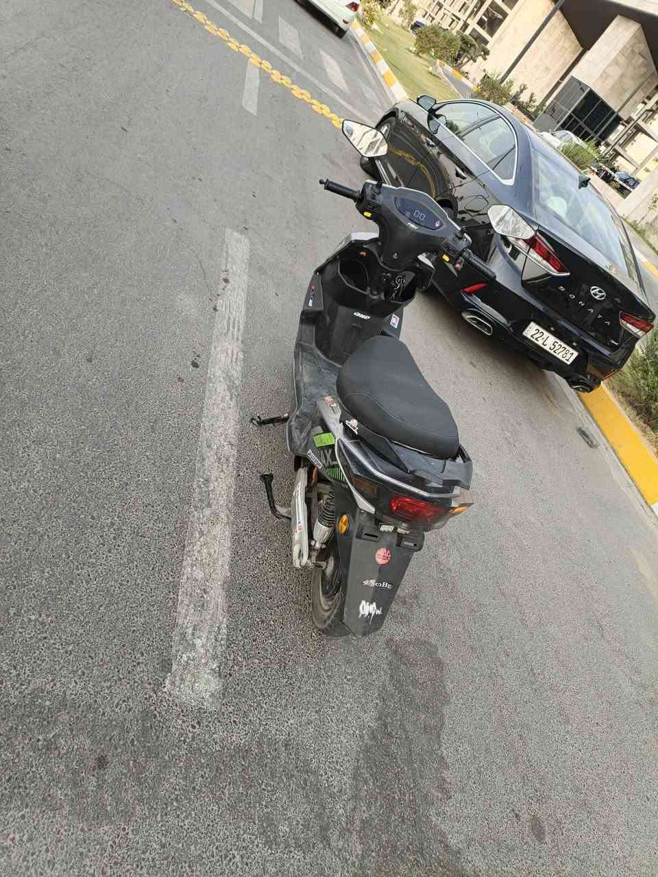 سلام عليكم دراجه سكنس شحن 6باتري72فولت تمشيك50كيلو بل شحنه كامله مكمله اشاير هورن كله يشتغل سعرها575وبيه مجال بسيط للشراي مكان حي الجهاد ستفسار***********
