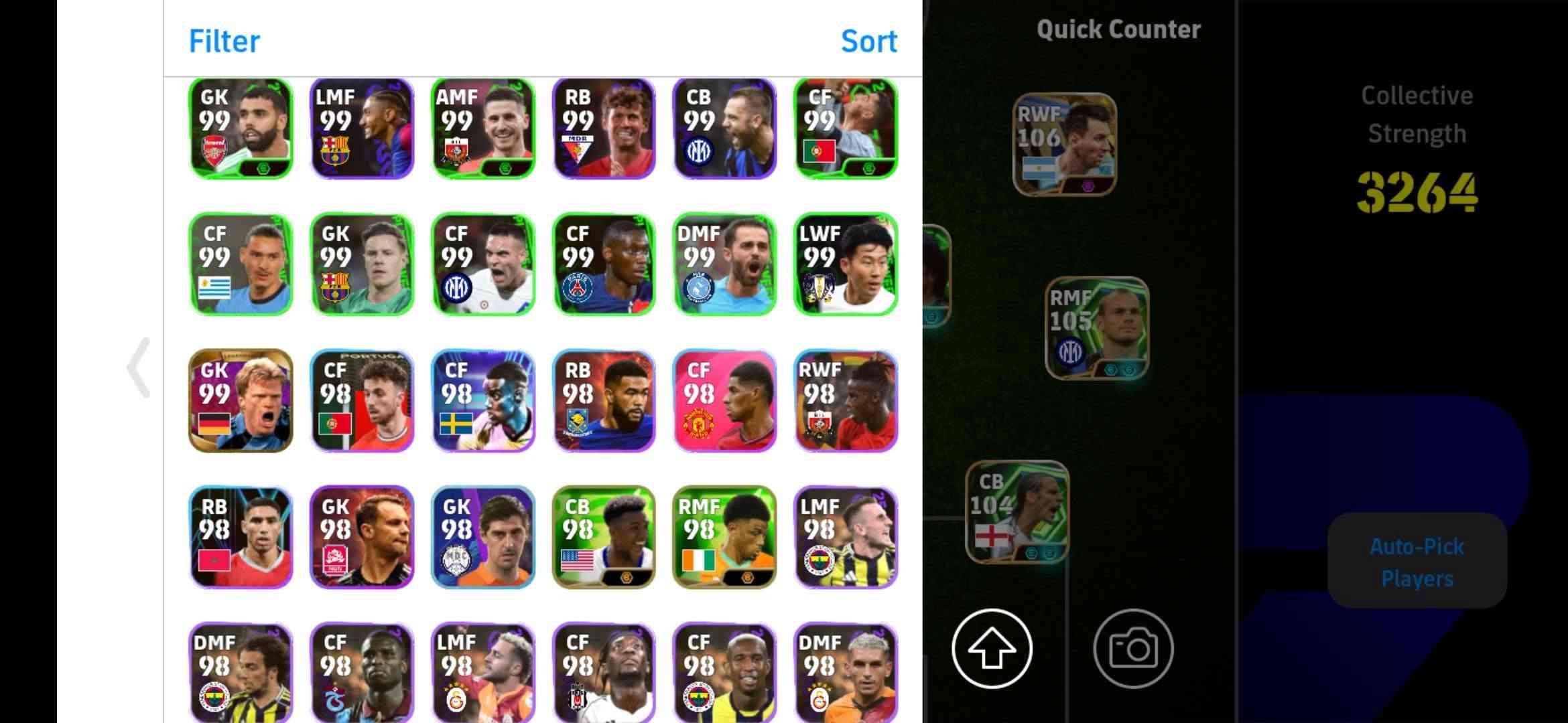 للبيع فقط 250 ألف ماستر او وجه بوجه
متواجد في اربيل والموصل

حساب قديم من 2019

3 لاعبين Epic-Big Time
63 لاعب Epic
29  لاعب Highlight - Show Time
أكثر من 100 لاعب Highlight
أكثر من 180 لاعب Trending
أكثر من 190 لاعب Standard بمهارات متعددة ومكررة مثل double touch، first time shot، through passing, long range shooting, long range curler, one touch pass و  غيرها من المهارات/ جاهزين للدمج مع اللاعبين الاساسيين

نقاط الخبرة
1. 10000×1769
2. 4000×1193
3. 1000×2460
4. 100×85

رمز القوة العشوائية 43 بطاقة
رمز القوة المتقدمة 640 بطاقة 
رمز الموضع 101 بطاقة
8 مدربين دبل بوستر من اجمالي 13 مدرب
والعديد من المميزات الأخرى

واتساب ***********

نص مكتوب في الصور:
- BVB 09 Collective Strength 3264 FOOTBALL GK 105 CB 105 CMF 103 DMF 103 RMF 104 DMF 104 LMF 104 CF 104 CF 105 CF 105 CF 105 CF 106 LWF 105 CF 108 RWF 106 LMF 104 AMF 109 AMF 107 RMF 105 CB 105 CB 103 CB 104 GK 105
- Filter Sort Quick Counter Collective Strength 3264 Auto-Pick Players
- Filter Sort 102 102 102 102 102 102 102 102 102 102 102 102 102 102 102 102 102 102 AMF 102 102 101 101 101 101 101 101 101 101 101 101 Quick Counter 106 105 104 Collective Strength 3264 Auto-Pick Players
- Filter Sort CB 101 AMF 101 CF 101 LWF 101 DMF 101 RWF 101 GK 101 AMF 101 SS 101 AMF 101 GK 101 CMF 101 GK 101 RB 101 RMF 101 RMF 101 SS 101 LB 101 CF 101 LB 101 LMF 101 CMF 101 CMF 101 LWF 101 AMF 101 CF 101 CF 101 CMF 101 LWF 101 AMF 101 Quick Counter RWF 106 RMF 105 CB 104 Collective Strength 3264 Auto-Pick Players
- Filter Sort DMF 100 CF 100 CMF 100 RMF 100 CMF 100 SS 100 GK 100 CMF 100 DMF 100 CF 100 CMF 100 RWF 100 CMF 100 CMF 100 SS 100 CF 100 CB 100 RWF 100 CMF 100 CMF 100 CB 100 DMF 100 DMF 100 CB 100 AMF 100 CMF 100 CF 100 CMF 100 GK 100 CMF 100 Quick Counter RWF 106 RMF 105 CB 104 Collective Strength 3264 Auto-Pick Players
- Filter Sort CMF 100 CB 100 LWF 100 DMF 100 CB 100 CB 100 CB 100 LWF 100 CF 100 CF 100 CF 100 DMF 100 RB 100 CF 100 LWF 100 RB 100 GK 100 CMF 100 CF 100 LWF 100 LB 100 GK 100 LWF 100 LMF 100 AMF 100 CMF 100 RB 100 CMF 100 LB 100 RMF 100 Quick Counter RWF 106 RMF 105 CB 104 Collective Strength 3264 Auto-Pick Players
- Filter Sort GK 99 LMF 99 AMF 99 RB 99 CB 99 CF 99 CF 99 GK 99 CF 99 CF 99 DMF 99 LWF 99 GK 99 CF 98 CF 98 RB 98 CF 98 RWF 98 RB 98 GK 98 GK 98 CB 98 RMF 98 LMF 98 DMF 98 CF 98 LMF 98 CF 98 CF 98 DMF 98 Quick Counter RWF 106 RMF 105 CB 104 Collective Strength 3264 Auto-Pick Players
- Filter Sort CMF 98 CB 98 CF 98 CF 98 DMF 98 RB 98 CF 98 LB 98 CF 98 RWF 98 CB 98 CMF 98 CMF 98 CF 98 CF 98 CMF 98 CF 98 CMF 98 RWF 97 LWF 97 RWF 97 LB 97 RMF 97 LB 97 CF 97 RB 97 GK 97 CB 97 RMF 97 RB 97 Quick Counter RWF 106 RMF 105 CB 104 Collective Strength 3264 Auto-Pick Players