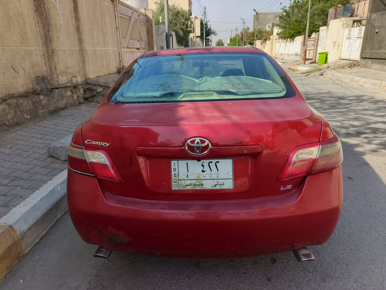 من رخصة الادمن كامري موديل 2007 محرك3500افلون بلادي تخم تاير صدر أمامي خلفي تبريد باتري جديد قطعتين بارد فقط ترايك للسعوديه السعر95 وبيهه مجال بيع أو مراوس ب تكسي 
للأستفسار:***********
رقم مميز
