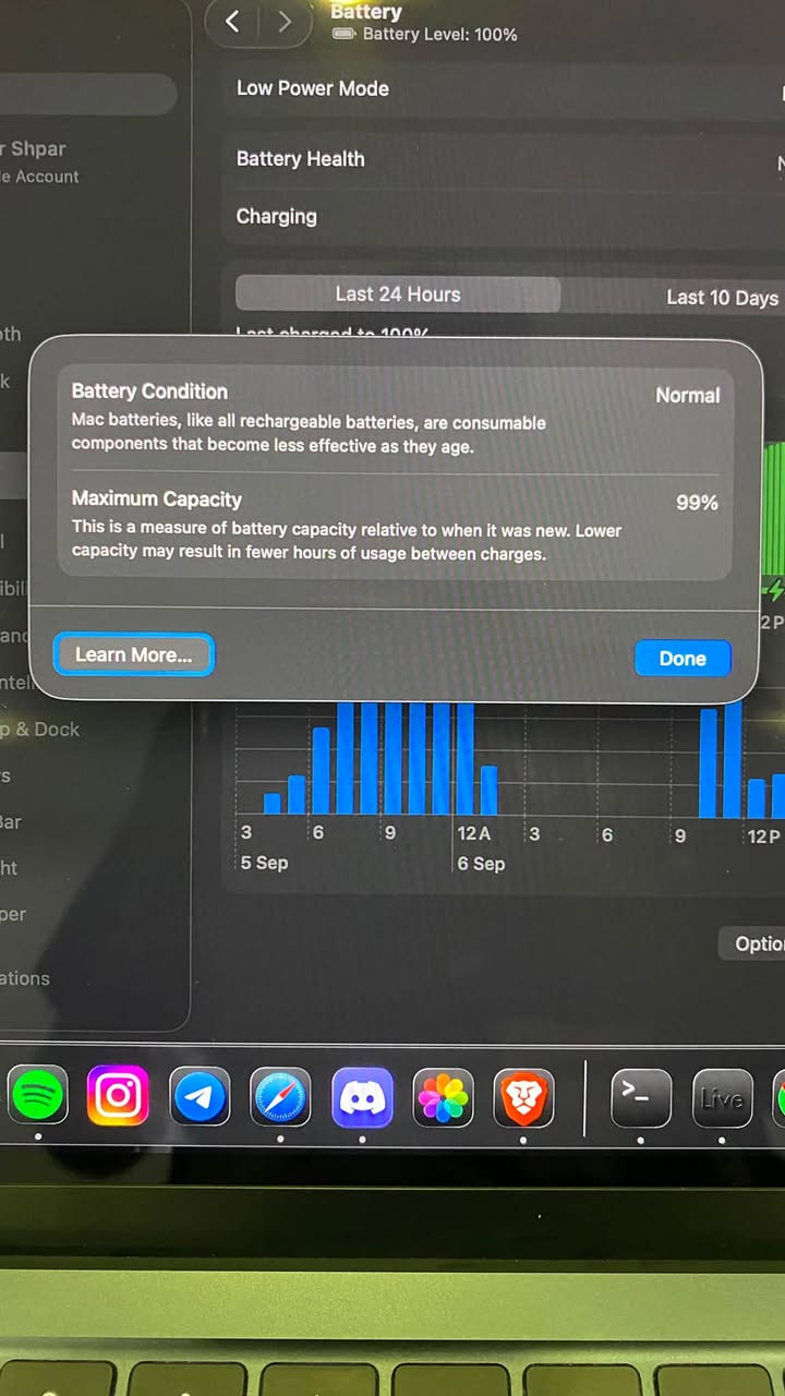 Mac M4 ram256
جيل2025

مستخدم سنا تقريبن 

البتوب شاشتا نضيفا 

بس اليطار ألي يم الجات باد شويا مشخط

سعره 1250 الف قفل 

رقم التواصل *********** وتساب فقط 

عنواني كربلاء البوبيات

