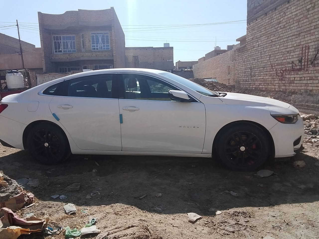 ماليبو موديل 18 محرك 1500 تيربو حادثة دعاميه اماميه كما موضح بالصورة السعر 95وبيه مجال الاتصال بالرقم *********** بي واتساب
