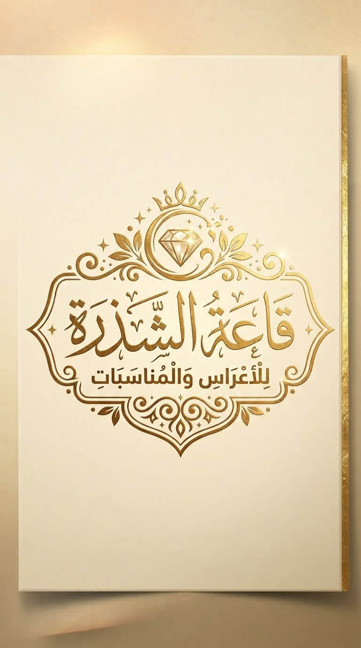 قاعة الشذرة للأعراس والمناسبات
التواصل والاستفسار مراسلة الصفحة او الاتصال على الرقم : ***********
