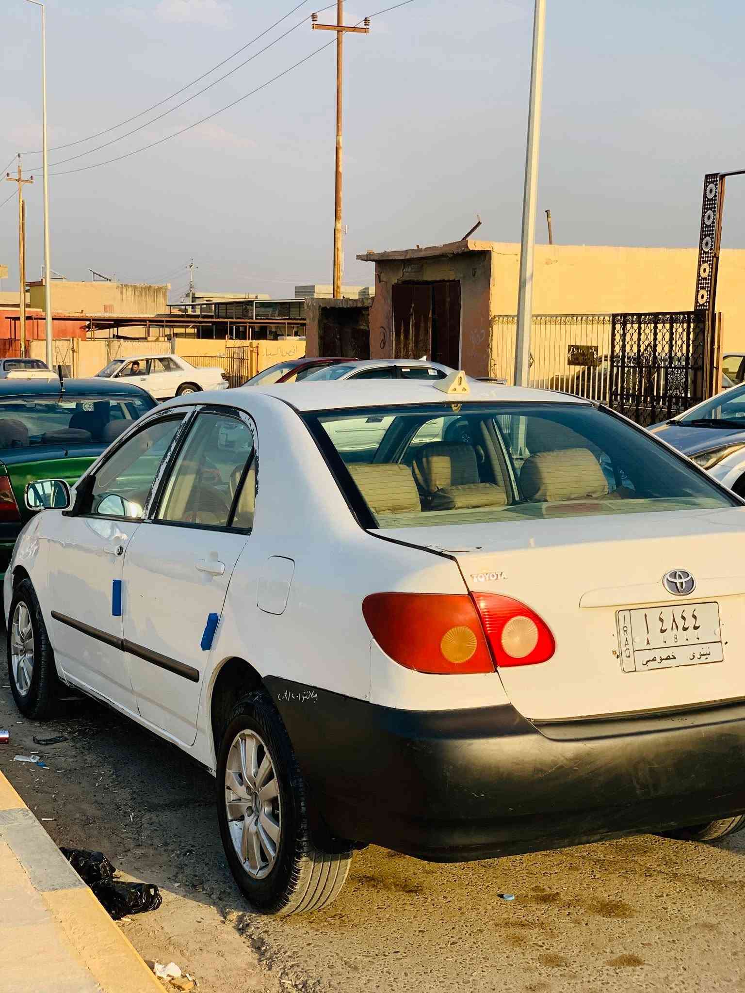 السلام عليكم

للبيع بسعر مناسب جدآ($60)وبيها مجال

كورلا نحله موديل 2005

محرك 1800شرط

گير شرط 

صدر جديد ماتسمعلها دگه 

 مصبوغه حزام للجماليه بدون دواخل شرط

السعر 60وبيها مجال 

المكان صلاح الدين بيجي  

للاستفسار الاتصال

 ***********

***********
