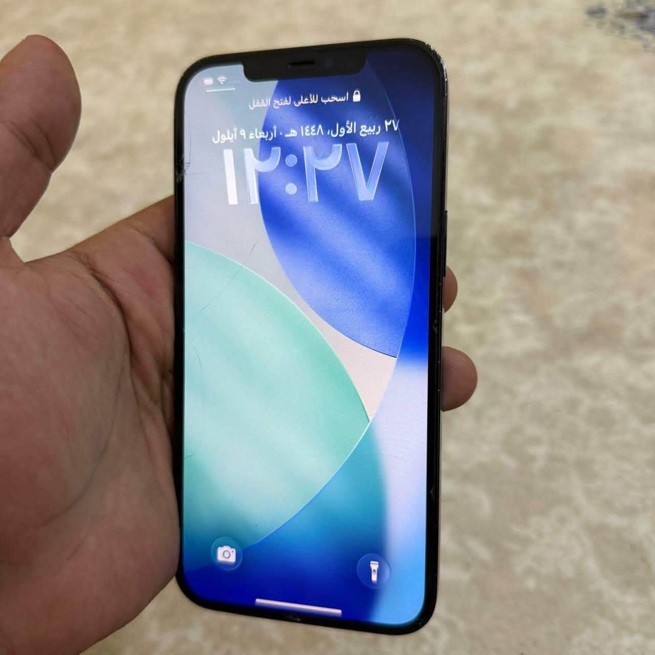 للبيع  - ايفون 12  برو ماكس
ذاكرة - 256GB
🔋 البطارية 77
⚡ الجهاز ما يصرف شحن وأداء البطارية حلو 
الجهاز نظيف ومحافظ عليه

💰 السعر: 475 الف
📍 مكاني بغداد
للتواصل خاص او - ***********
