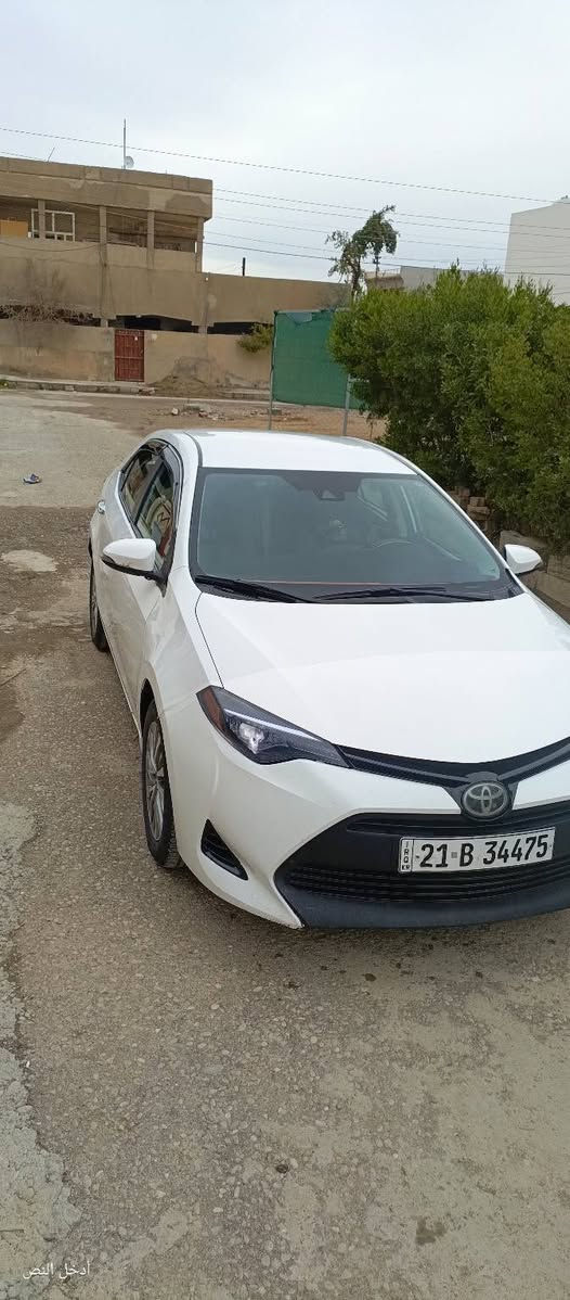 كورلا 2018LE
ابيض
مواصفات معروف LE
كير محرك شرط مامفتوح بلادي
سنويه جديد 2030
حادث ربع بونيد +جاملغ سائق تبديل
رقم تلفون 
*********** كركوك, العراق
