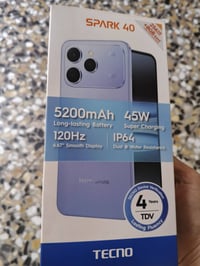 تكنو سبارك 40 • ٢٥٦ • بطارية ٥٢٠٠