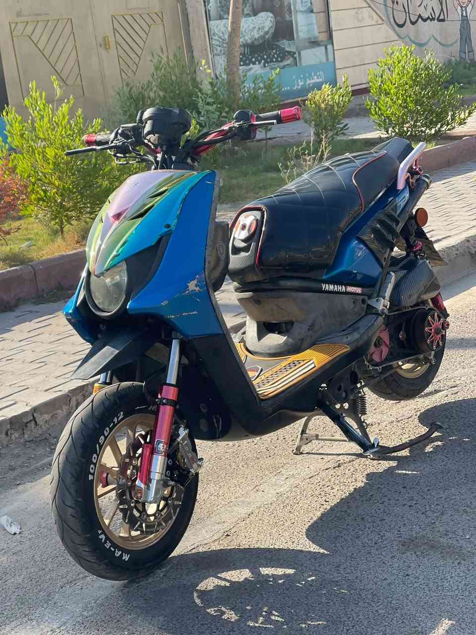 سلام عليكم سكنس جبلي للبيع او مراوس بشي قوي وفرق
دراجه مزوعه غراض بيه سيت كرزي غراضه موضحه بلصور 
مكينه ٥٨بلاد
مكاني بغداد حريه
واتساب***********
