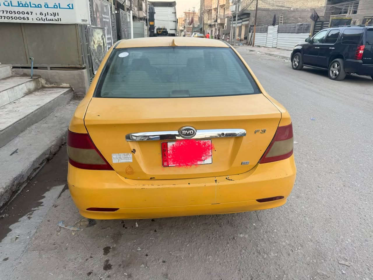السلام عليكم 
للبيع بي واي دي f3 2011 السياره نضيفه تبريد ثلج جاهزه للشاع بيه قطعه صبغ فقط 
السعر :38 وبيه مجال 
للاستفسار: ***********
المكان : بغداد
