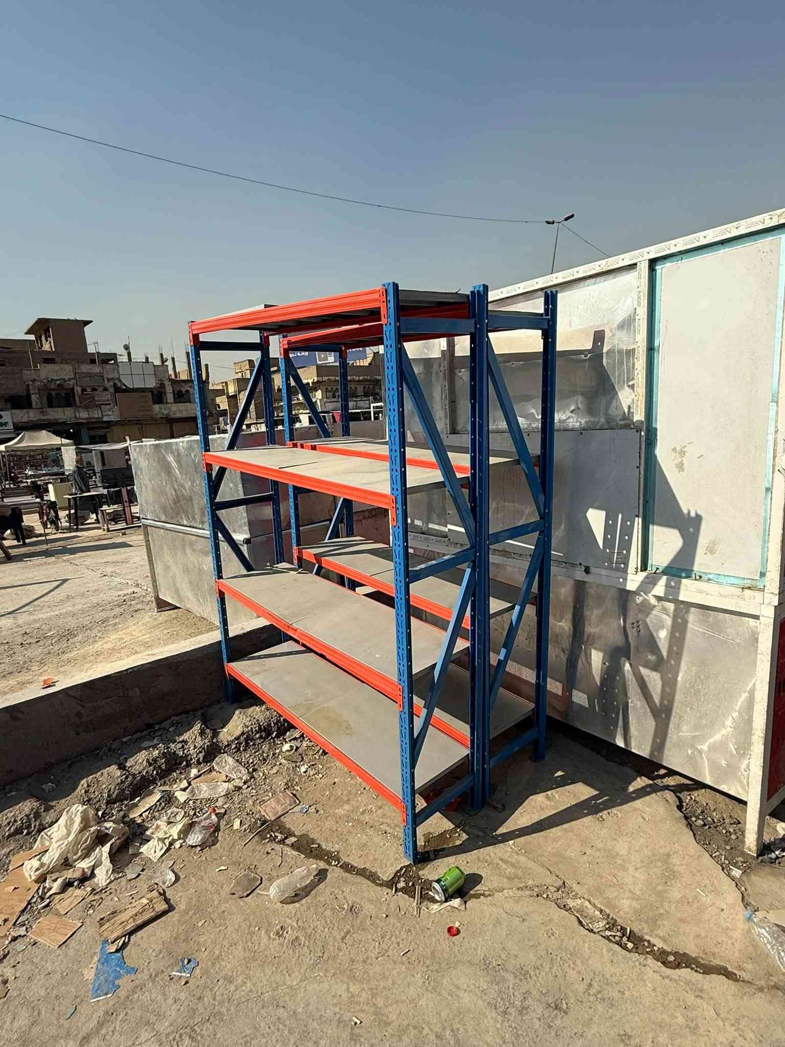 وصلت وجبه من الرف المستعمل ولجديد موجود رف مخزني رف دكسن رف تعليك رف خشب  رف كوزمتك متوفر جميع الرفوف. والستيلات جديد مستعمل. الغالي ملاحضه اشتري جميع الرفوف العنوان مدين الصدر سوق مريدي قطاع 24.  موجود توصيل كافت محافظات العرق ***********
